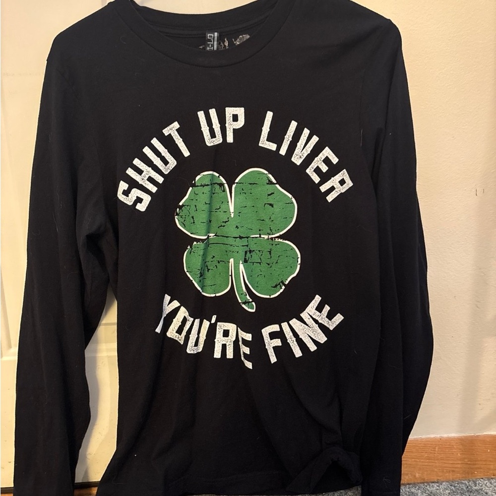 St Pattys Day long sleeve- medium